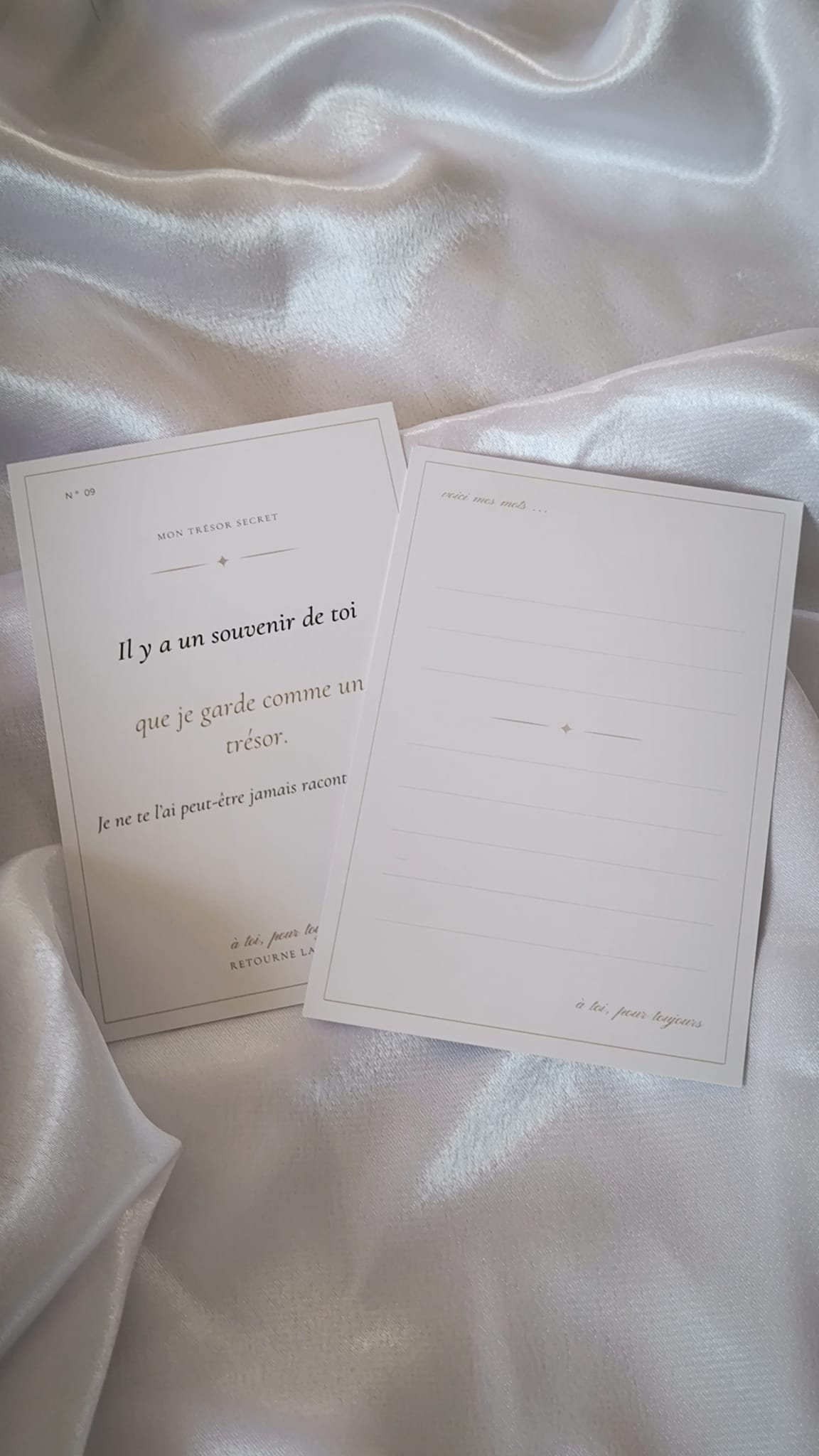 Coffret 25 cartes souvenirs pour mon enfant